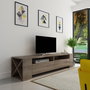 Hanah Home Sosruko - Walnut Soporte para TV